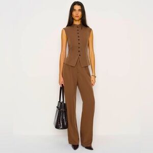 Reformation Pleated Tapered Trousers -  Size 6 (EUC)